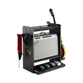 Estación de trabajo para guitarra o bajo amplificador y pedales ordenados On Stage GWS5000B