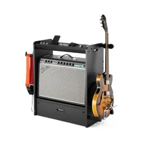 Estación de trabajo para guitarra o bajo amplificador y pedales ordenados On Stage GWS5000B