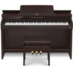 Piano con Mueble Casio Celviano AP-550BN De 88 Teclas con Banqueta