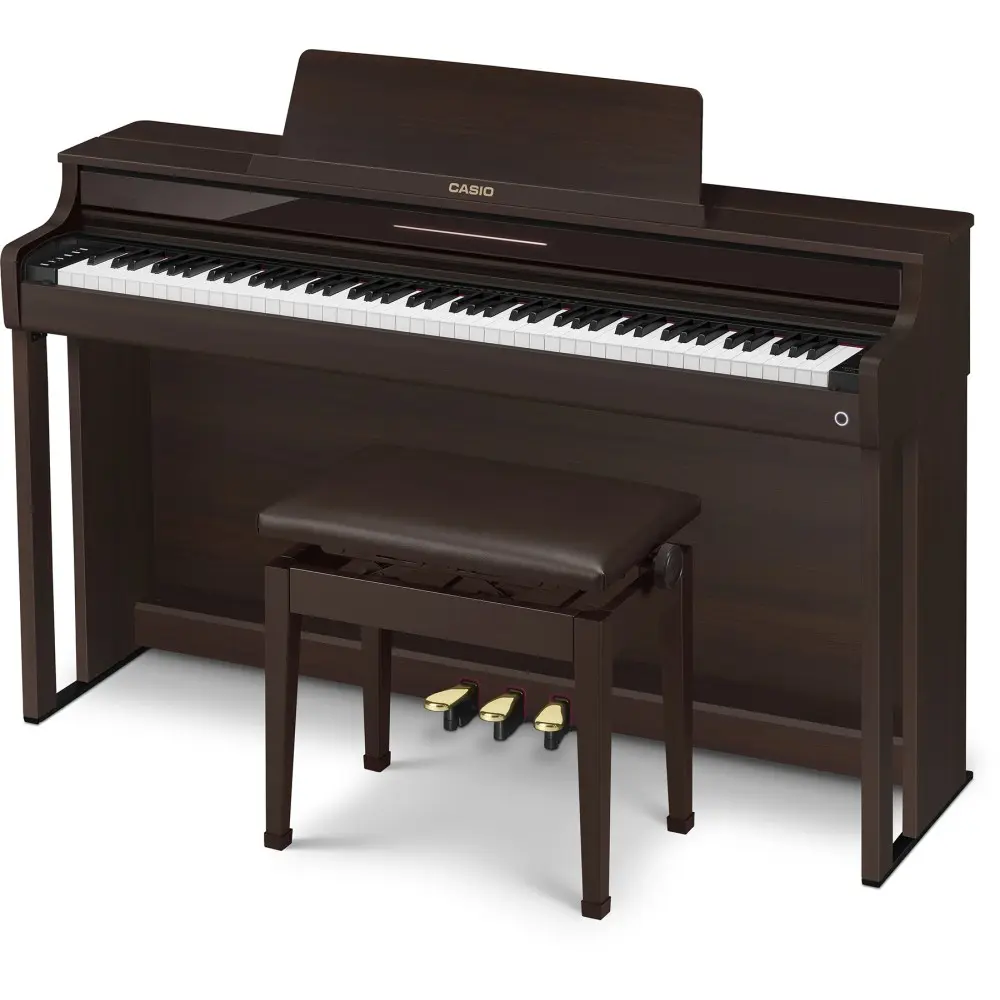 Piano con Mueble Casio Celviano AP-550BN De 88 Teclas con Banqueta