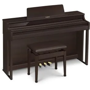 Piano con Mueble Casio Celviano AP-550BN De 88 Teclas con Banqueta