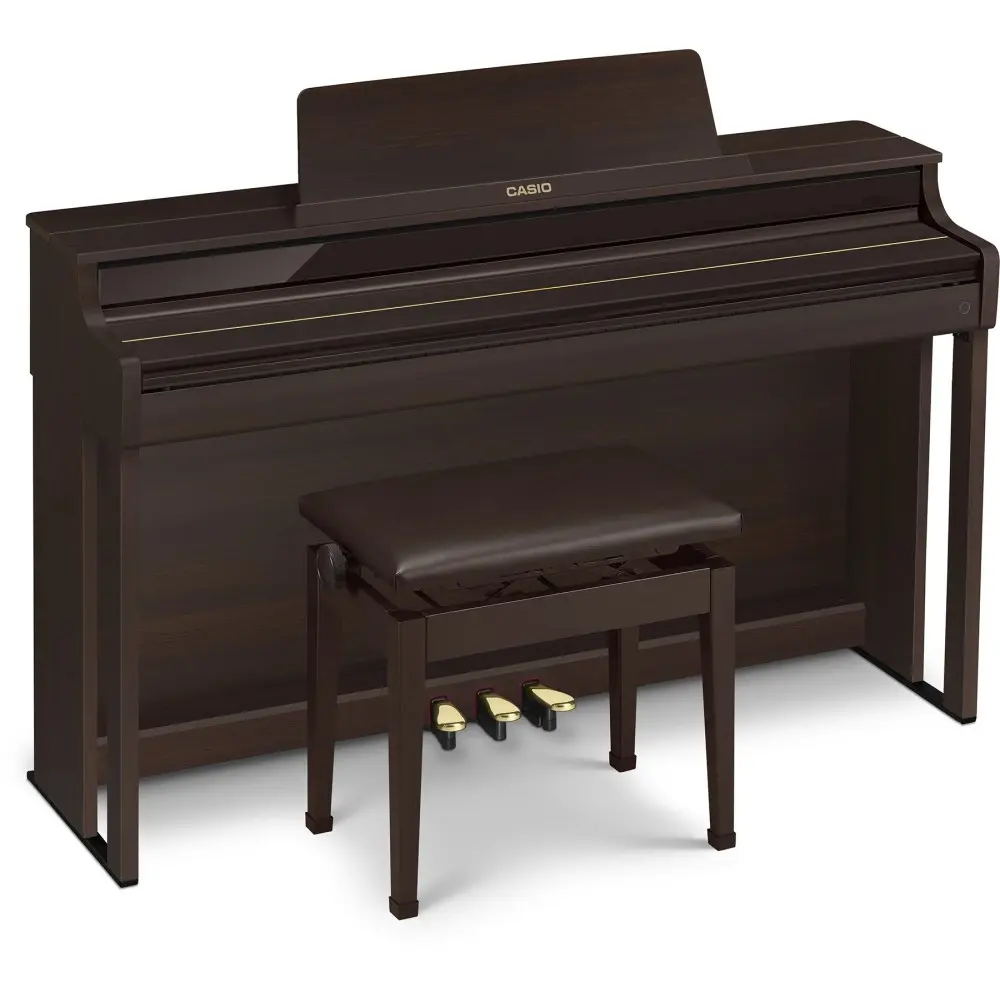 Piano con Mueble Casio Celviano AP-550BN De 88 Teclas con Banqueta