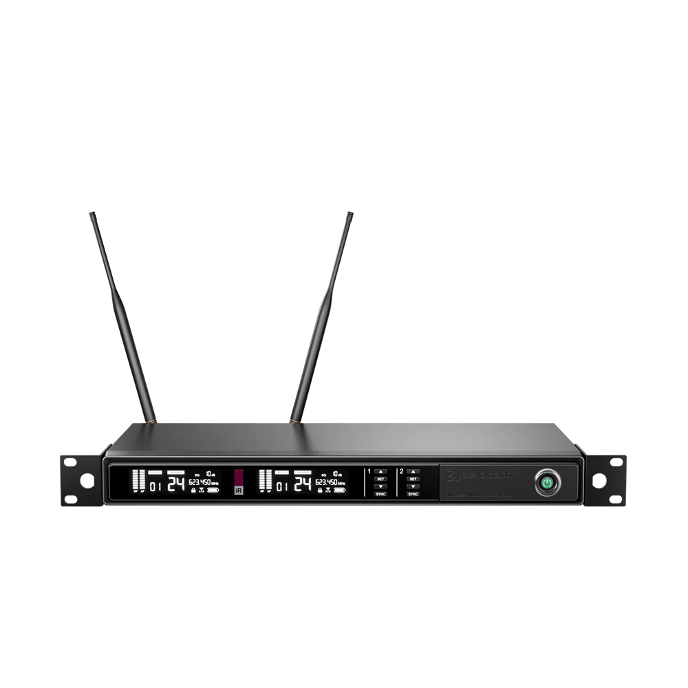 Sistema Inalambrico Relacart Dual True Diversity con Microfonos Vinchas