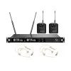 Sistema Inalambrico Relacart Dual True Diversity con Microfonos Vinchas