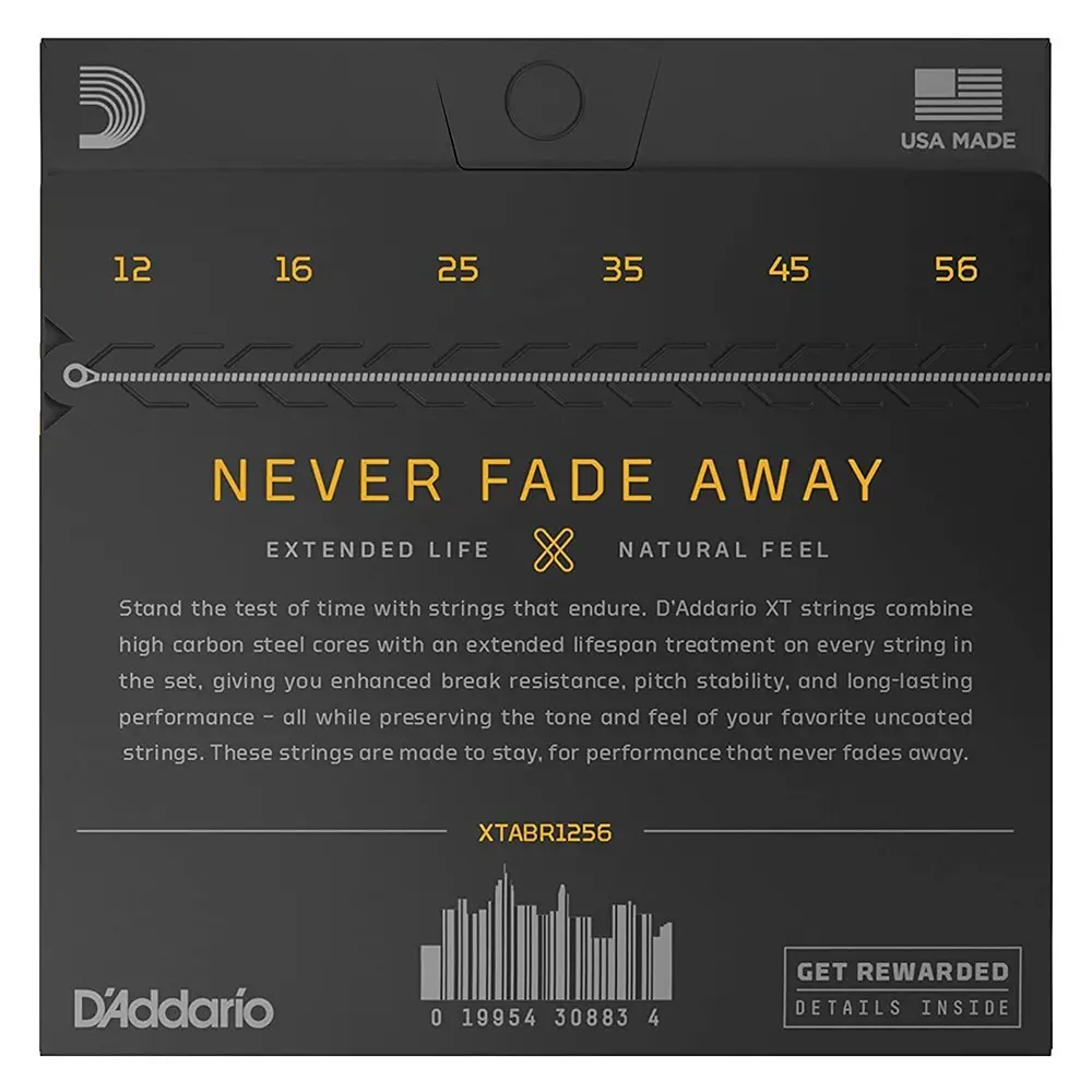 Encordado Guitarra Acustica 012 Daddario Strings XTABR1256