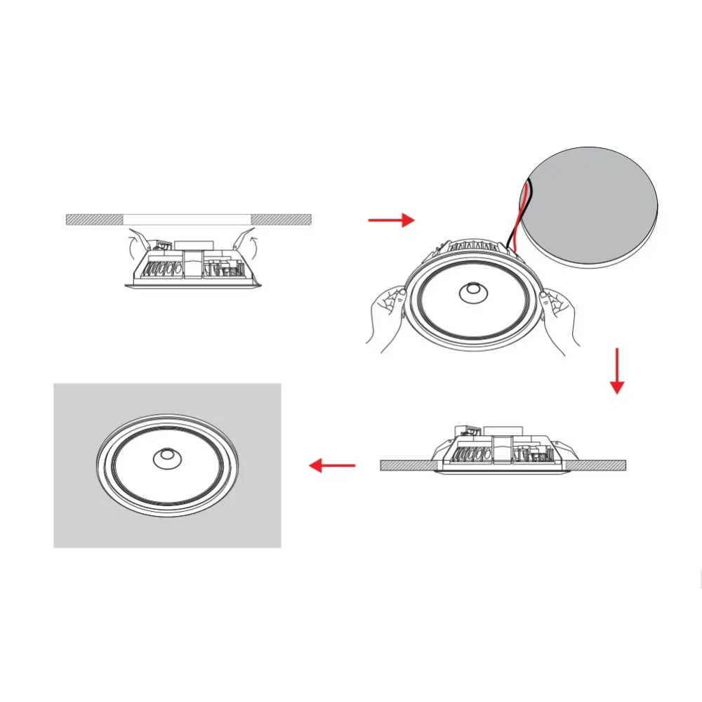 Parlante de Instalacion de 6" 6W LD Systems CEC6 70-100v