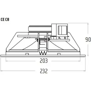 Parlante de Instalacion de 8" de 10W LD Systems CEC8 70-100v