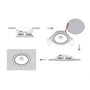 Parlante de Instalacion de 8" de 10W LD Systems CEC8 70-100v