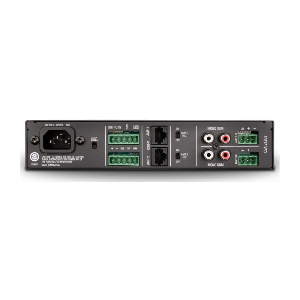 Potencia Instalacion 2 Zonas Jbl NCSA2120Z