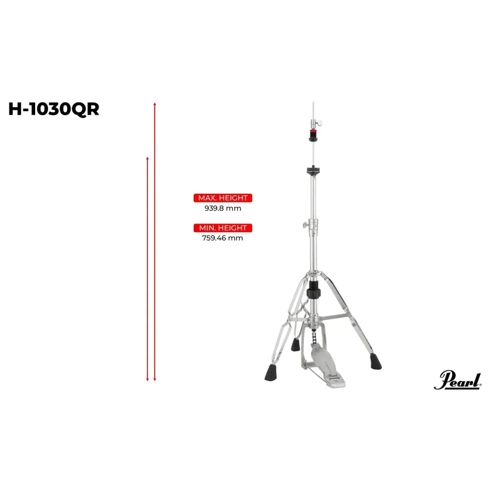 Sooporte Hi Hat Pearl H-1030SQR