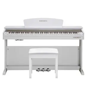 Piano Digital Kurzweil M90 88 Teclas Mueble Blanco con Taburete