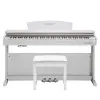 Piano Digital Kurzweil M90 88 Teclas Mueble Blanco con Taburete