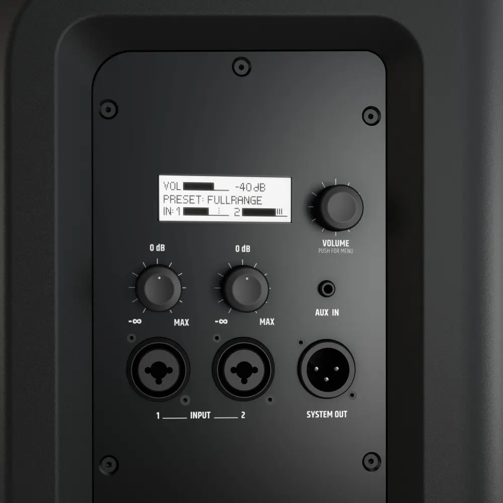 Sistema PA Activo LD Systems Sub 15" y Bafle 12" con Pole Mount Gravity