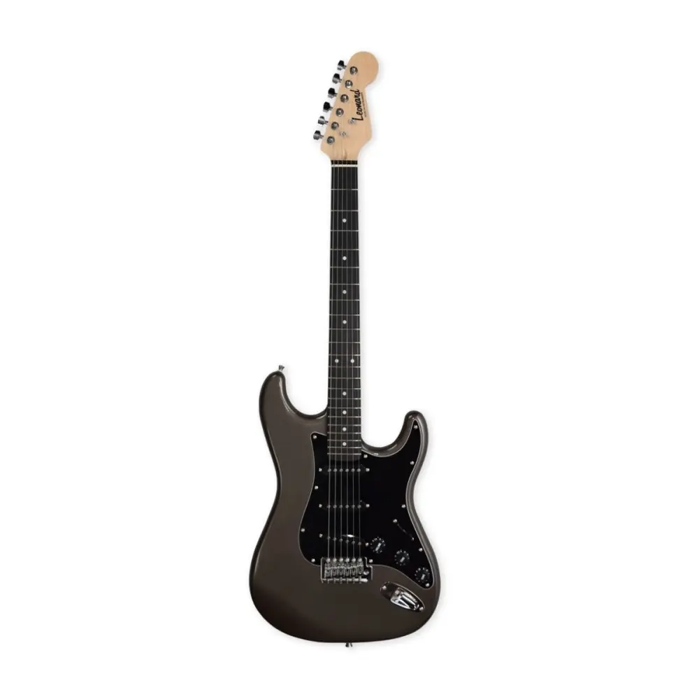 Guitarra Electrica Gris Leonard LE362MGY