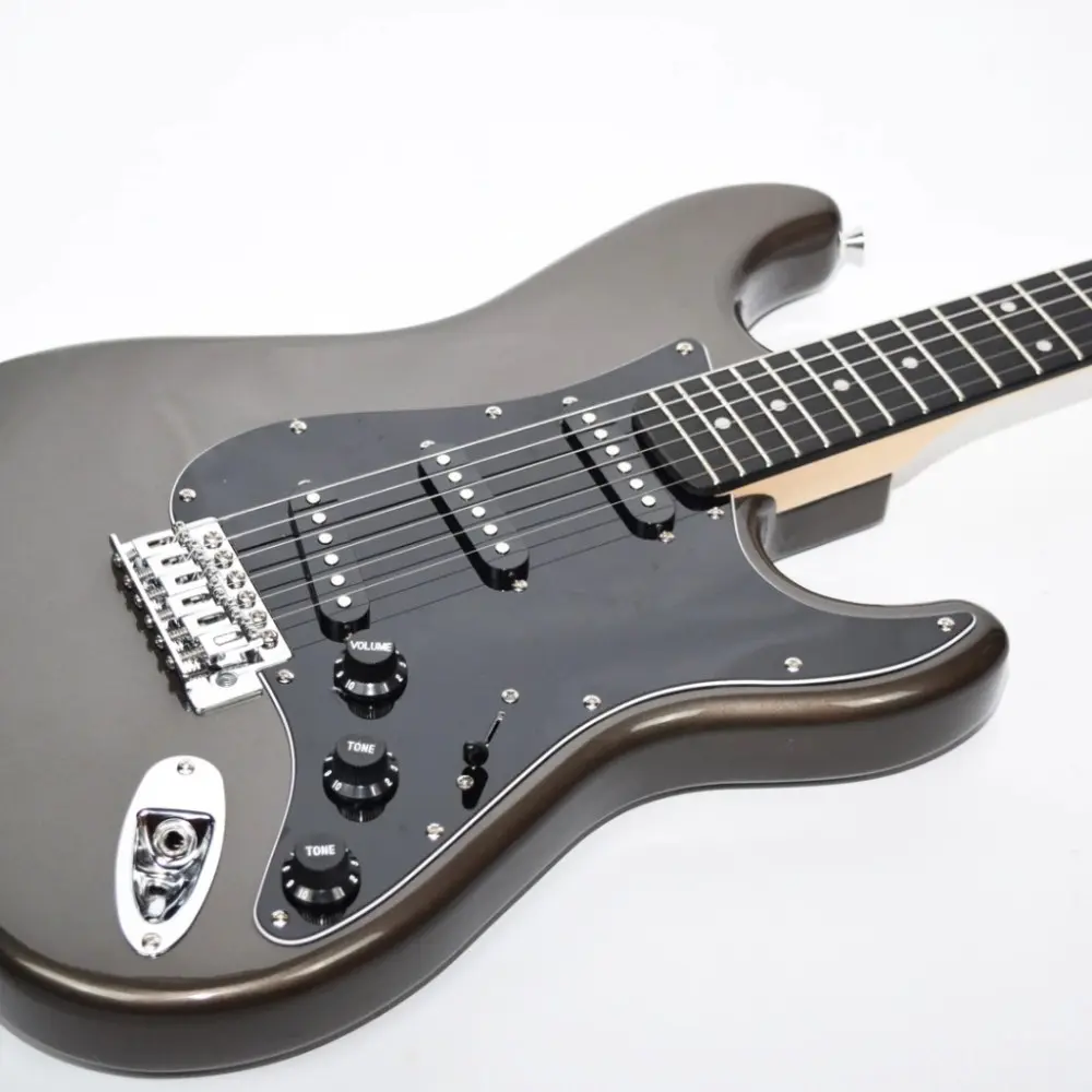 Guitarra Electrica Gris Leonard LE362MGY