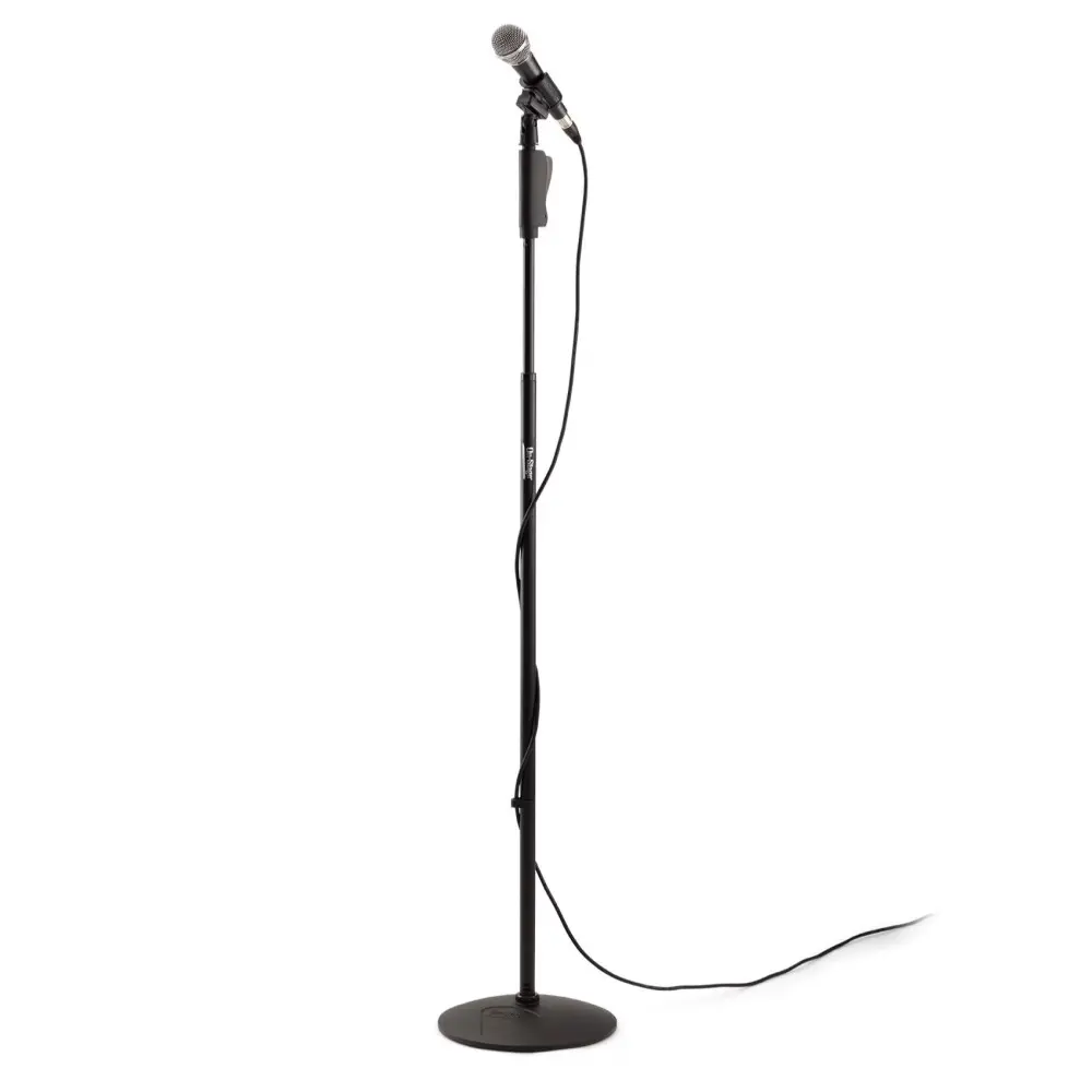 Soporte de microfono Recto con base redonda On Stage MS9510 con ajuste automatico