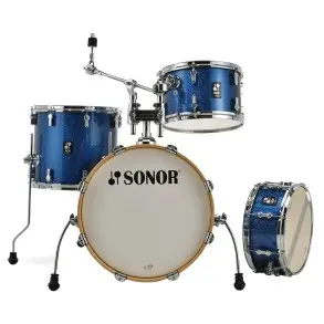 Bateria Sonor Aqx Jungle Bombo 16 Traveler Color BLUE OCEAN SPARKLE