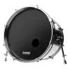 Pack Parche Bombo Evans Emad 20 Pulgadas Transparente Negro EBP-220MADSYD