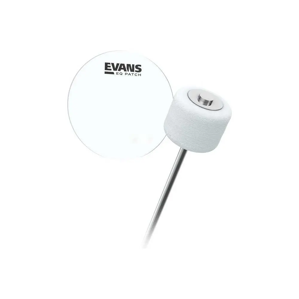 Pack Parche Bombo Evans Emad 20 Pulgadas Transparente Negro EBP-220MADSYD