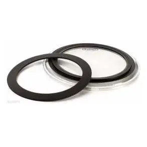 Pack Parche Bombo Evans Emad 20 Pulgadas Transparente Negro EBP-220MADSYD