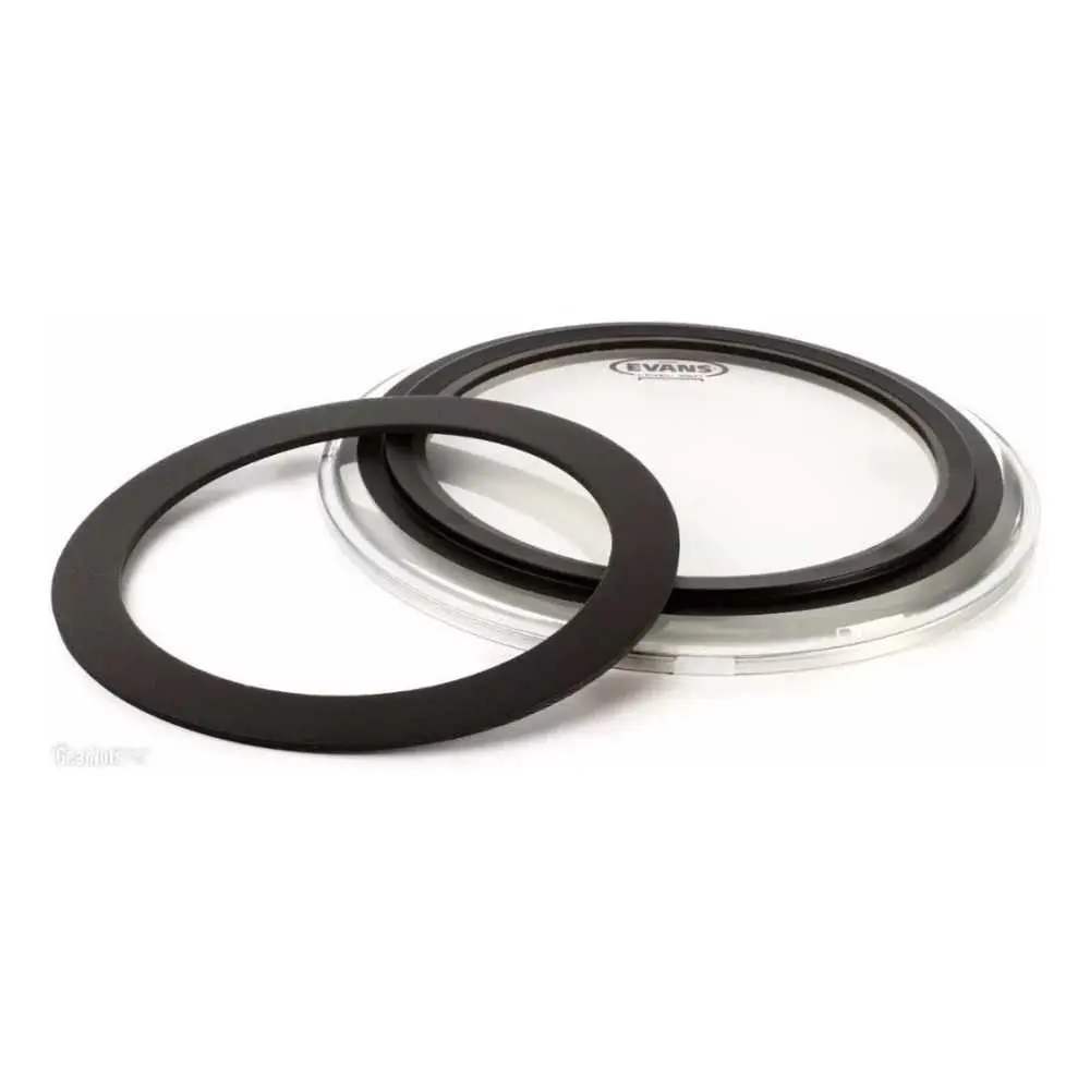 Pack Parche Bombo Evans Emad 20 Pulgadas Transparente Negro EBP-220MADSYD