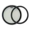 Pack Parche Bombo Evans Emad 20 Pulgadas Transparente Negro EBP-220MADSYD