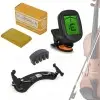 Pack Violin Soporte Hombrera Afinador Sordina Resina Natural