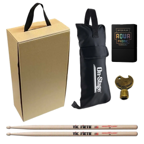 Box Drum Palos X55A + Funda + Perfume + Llave de Afinar 3 en 1