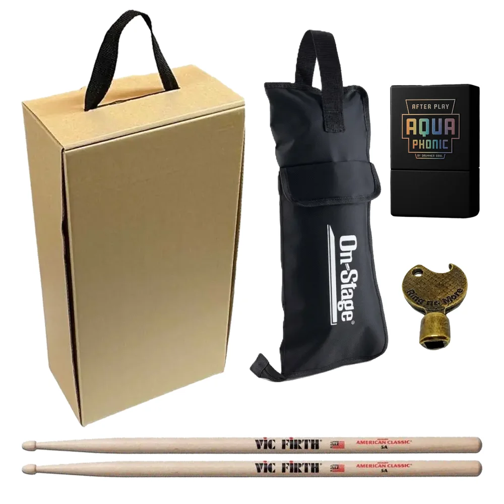 Box Drum Palos X55A + Funda + Perfume + Llave de Afinar 3 en 1