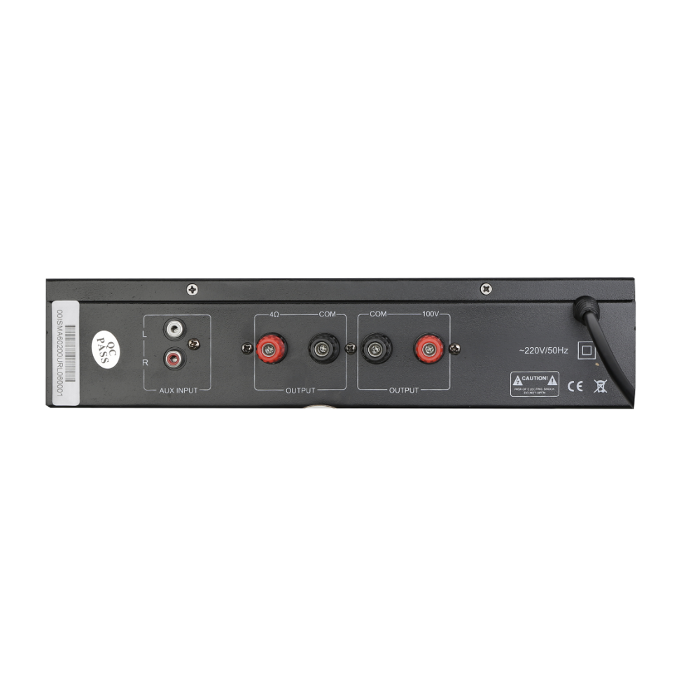 Pack Parlantes LD 6" + Potencia Bluetooth + Rollo Cable