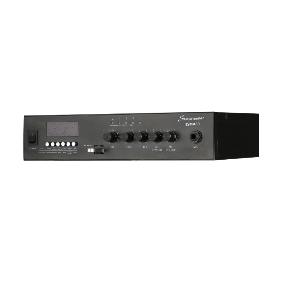 Pack Parlantes LD 6" + Potencia Bluetooth + Rollo Cable