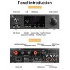 Pack Musica Parlantes Pared 4" Amplificador Bluetooth Rollo Cable