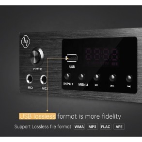 Pack Musica Parlantes Pared 4" Amplificador Bluetooth Rollo Cable