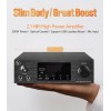 Pack Musica Parlantes Pared 4" Amplificador Bluetooth Rollo Cable