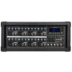Sistema De Sonido Completo Potencia Bafles 15" Accesorios Ross Pa PP-2915-8F