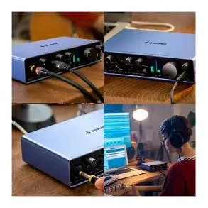 Interfaz De Audio 2 Canales Donner EC1345 Livejack 2x2