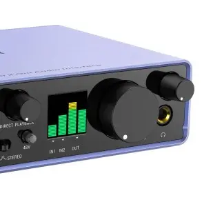 Interfaz De Audio 2 Canales Donner EC1345 Livejack 2x2