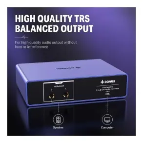 Interfaz De Audio 2 Canales Donner EC1345 Livejack 2x2