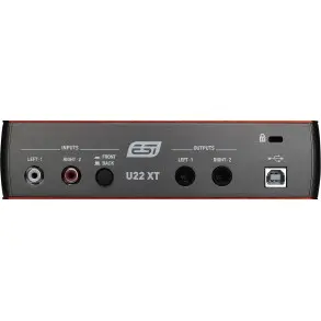 Placa De Sonido Esi U22XT 2 Entradas Usb