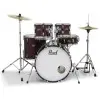 Bateria Roadshow 5 Cuerpos Bombo 22" 4 Fierros con Banqueta y Portapalillos Pearl RS525MSB/C 91