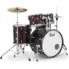 Bateria Roadshow 5 Cuerpos Bombo 22" 4 Fierros con Banqueta y Portapalillos Pearl RS525MSB/C 91