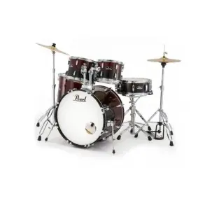 Bateria Roadshow 5 Cuerpos Bombo 22" 5 Fierros con Banqueta y Portapalillos Pearl RS525MSB/C 757