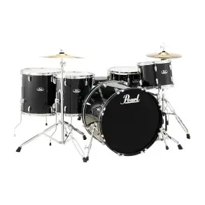 Bateria Roadshow 5 Cuerpos Bombo 22" 4 Fierros con Banqueta y Portapalillos Pearl RS525MS/C 31