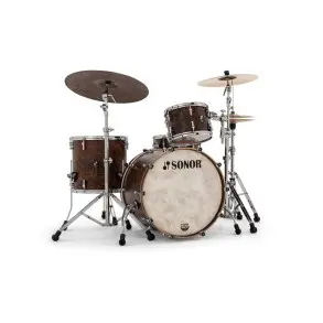 Bateria Sonor Momentum 3 Cuerpos Con Bombo De 22" California Burl