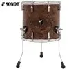 Bateria Sonor Momentum 3 Cuerpos Con Bombo De 22" California Burl
