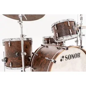 Bateria Sonor Momentum 3 Cuerpos Con Bombo De 22" California Burl