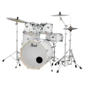 Batería Pearl Export Series Pure White 5 Cuerpos