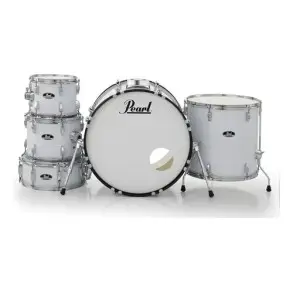 Bateria Roadshow 5 Cuerpos Bombo 22" 5 Fierros con Banqueta y Portapalillos Pearl RS525MSB/C 33