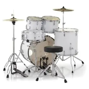 Bateria Roadshow 5 Cuerpos Bombo 22" 5 Fierros con Banqueta y Portapalillos Pearl RS525MSB/C 33