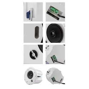 Parlante De Techo Activo Primario Psi Pro Audio FH-596 WH